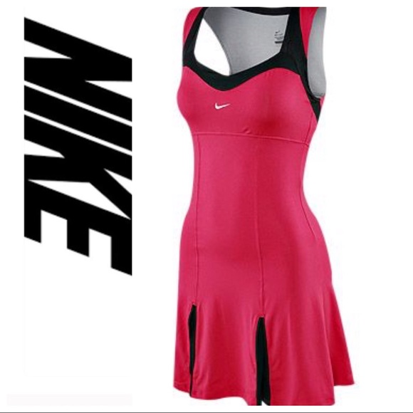 Nike Dresses & Skirts - 💕SALE💕 Nike Red/Black Pleated Tennis Dress